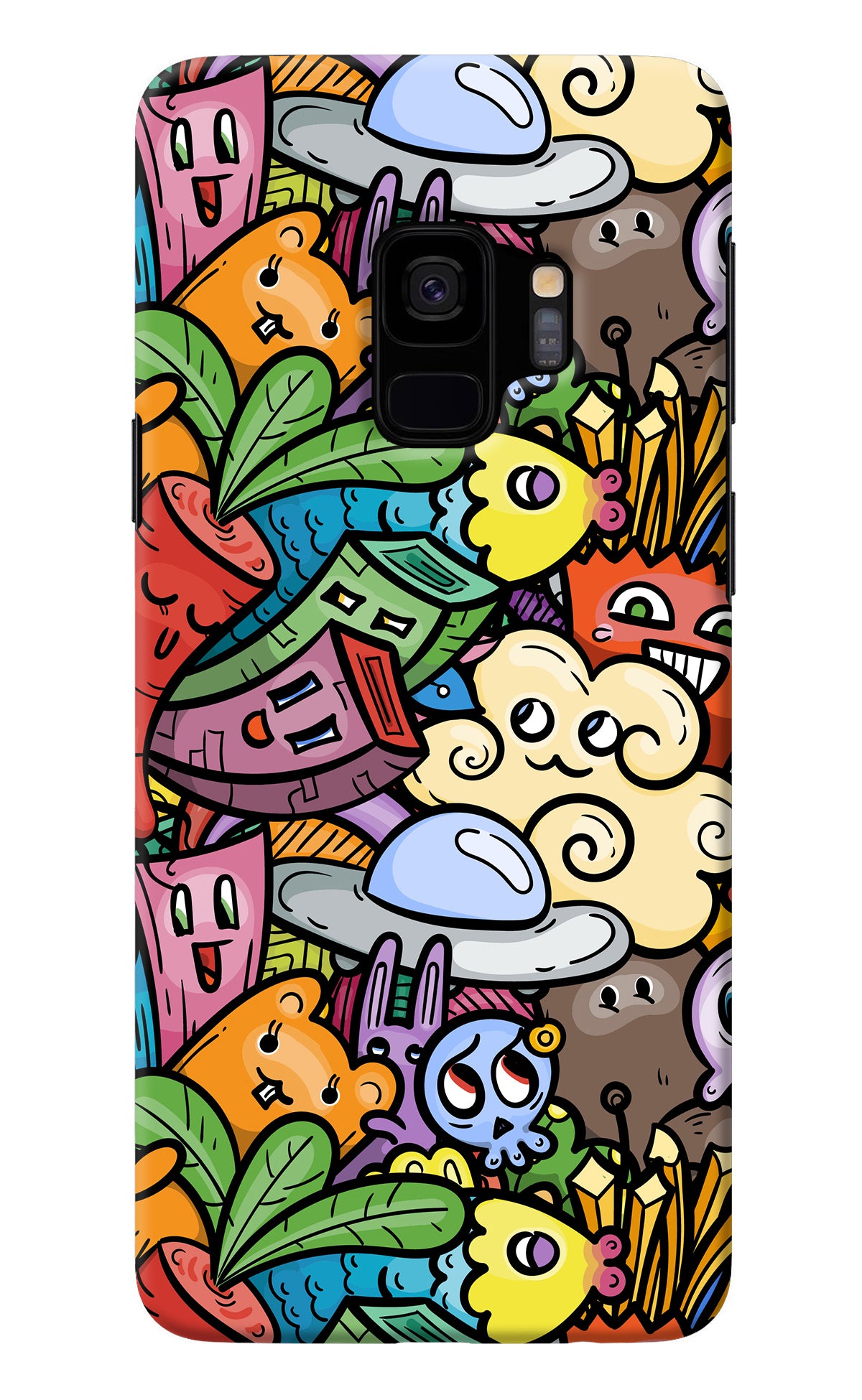 Veggie Doodle Samsung S9 Back Cover