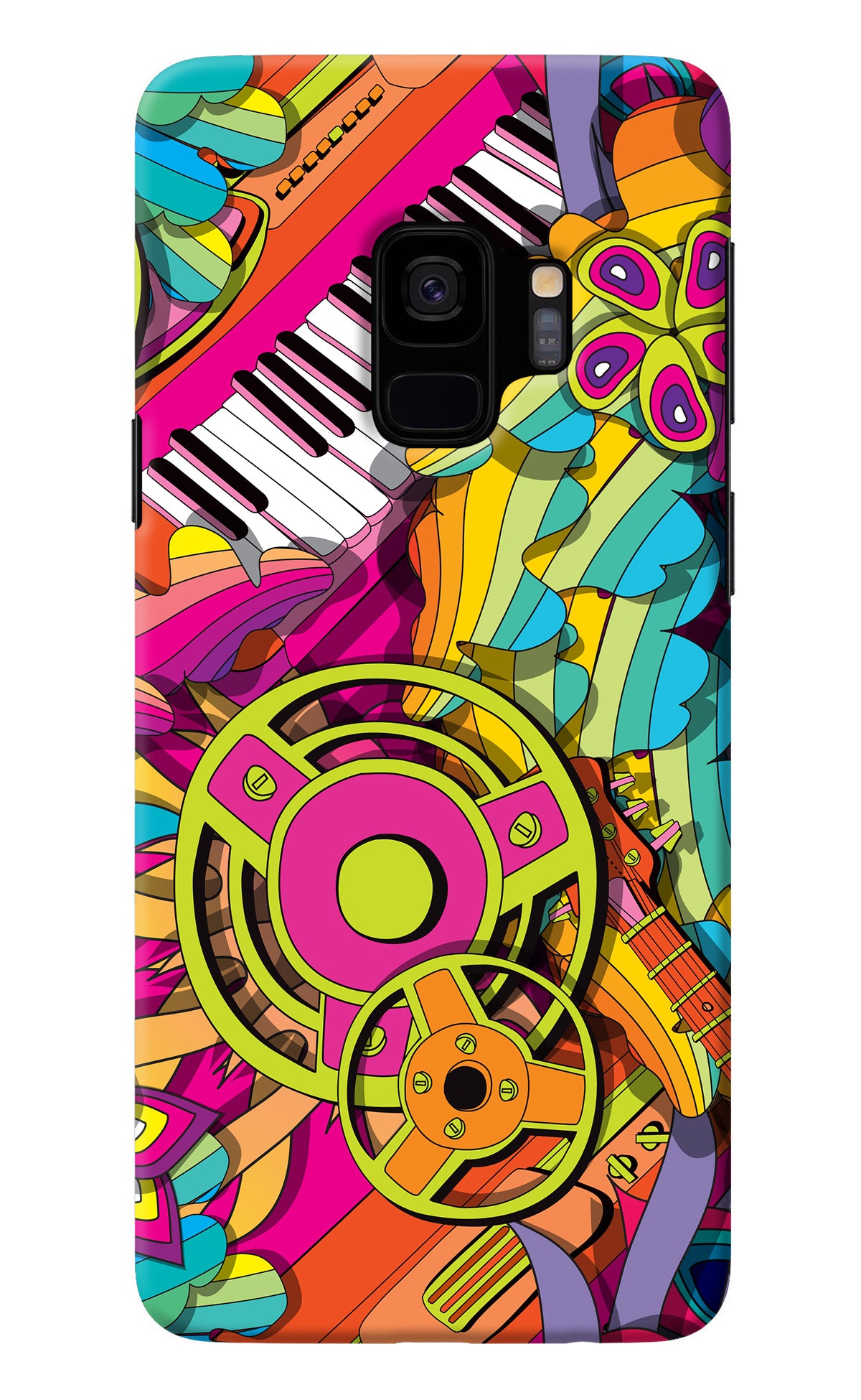 Music Doodle Samsung S9 Back Cover
