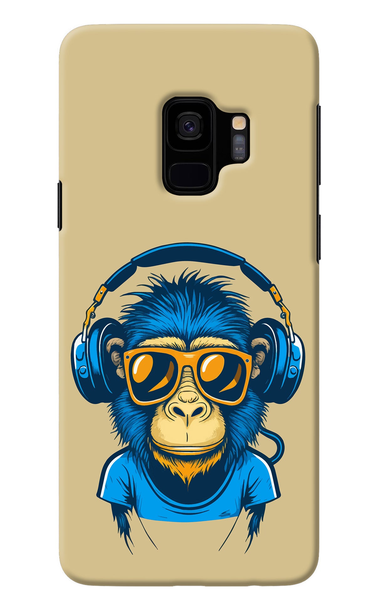 Monkey Headphone Samsung S9 Back Cover