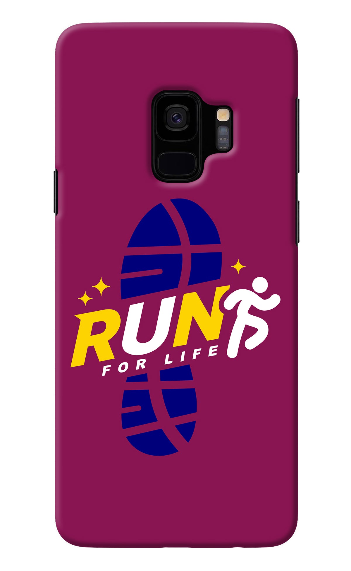 Run for Life Samsung S9 Back Cover