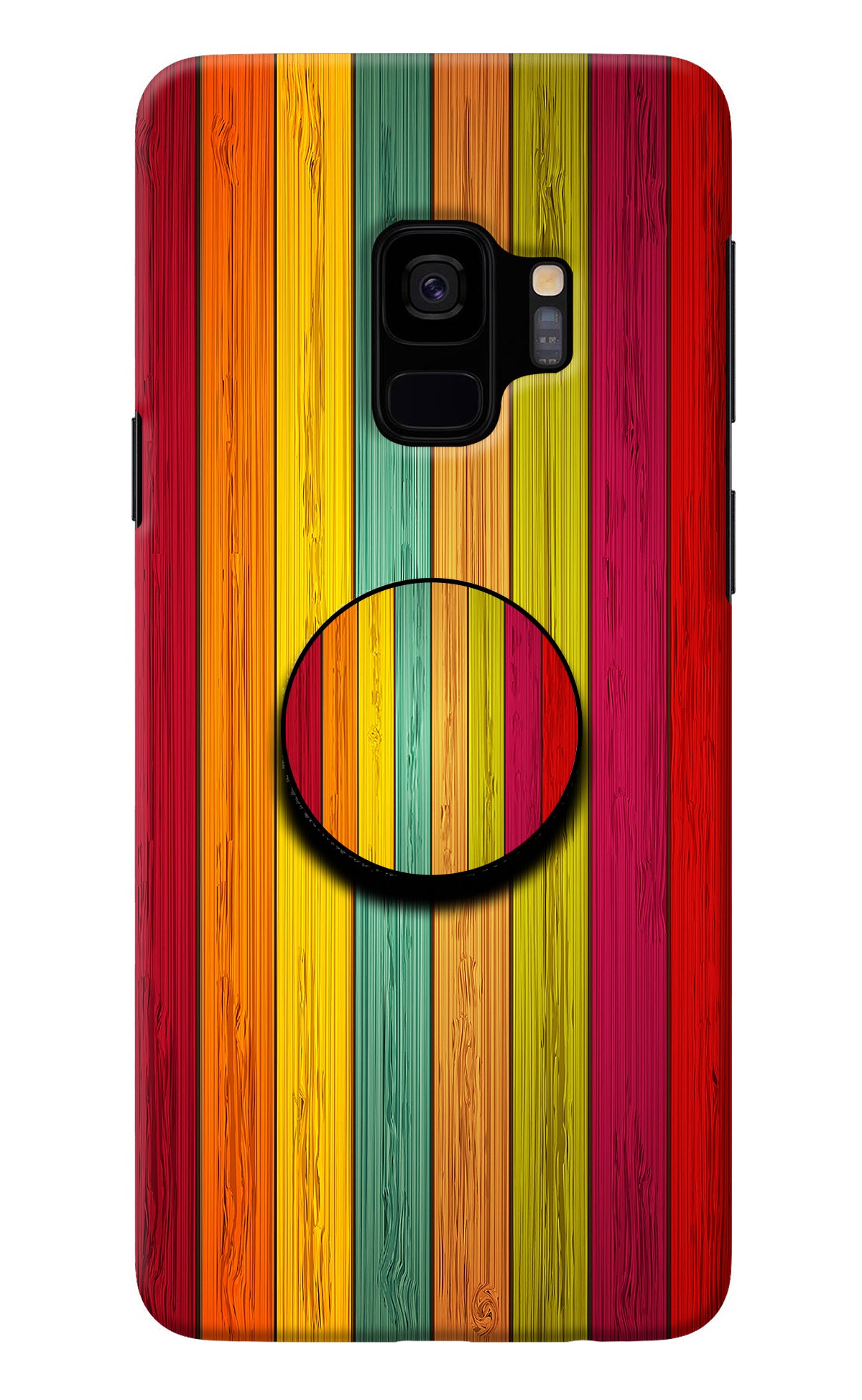 Multicolor Wooden Samsung S9 Pop Case