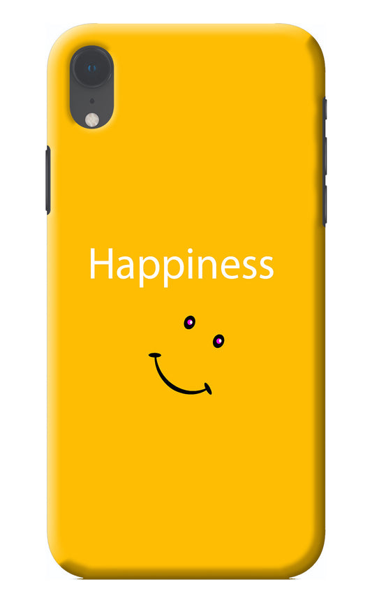 Happiness With Smiley iPhone XR Back Cover