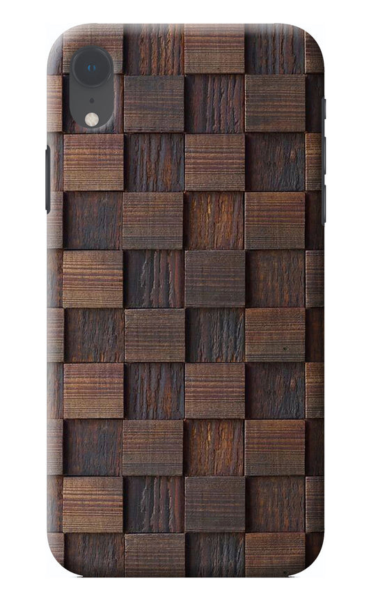 Wooden Cube Design iPhone XR Back Cover