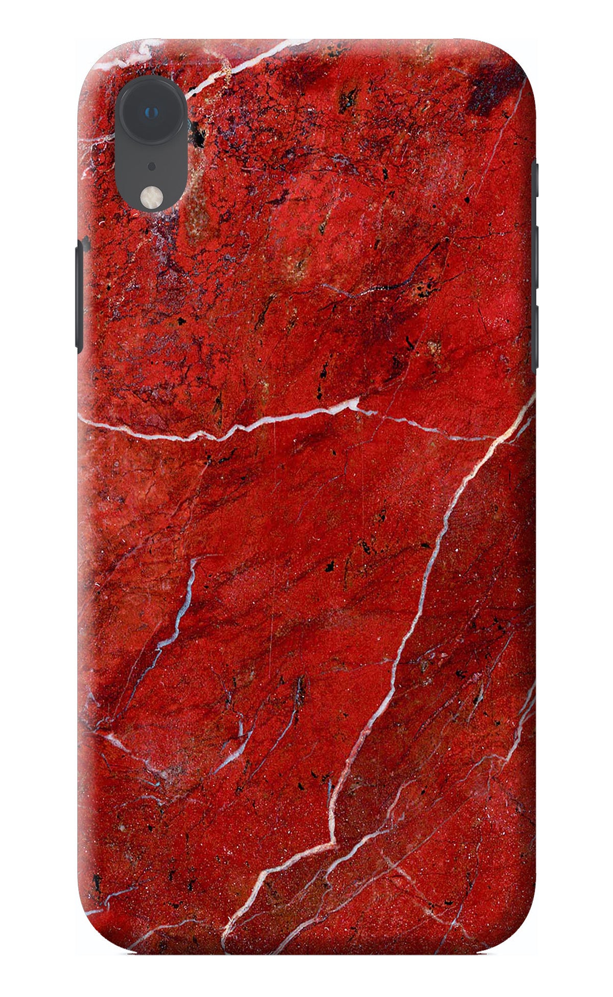 Red Marble Design iPhone XR Back Cover