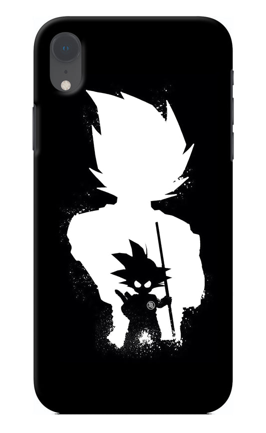 Goku Shadow iPhone XR Back Cover