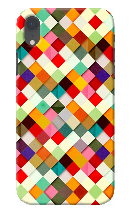 Geometric Abstract Colorful iPhone XR Back Cover