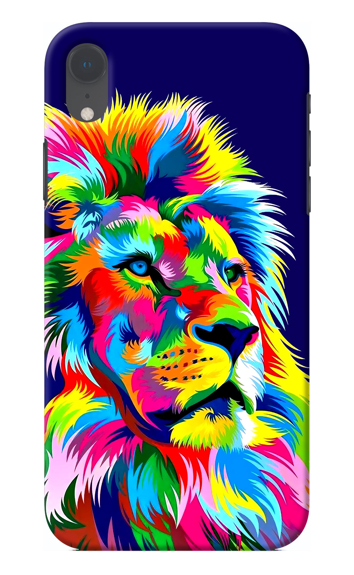 Vector Art Lion iPhone XR Back Cover