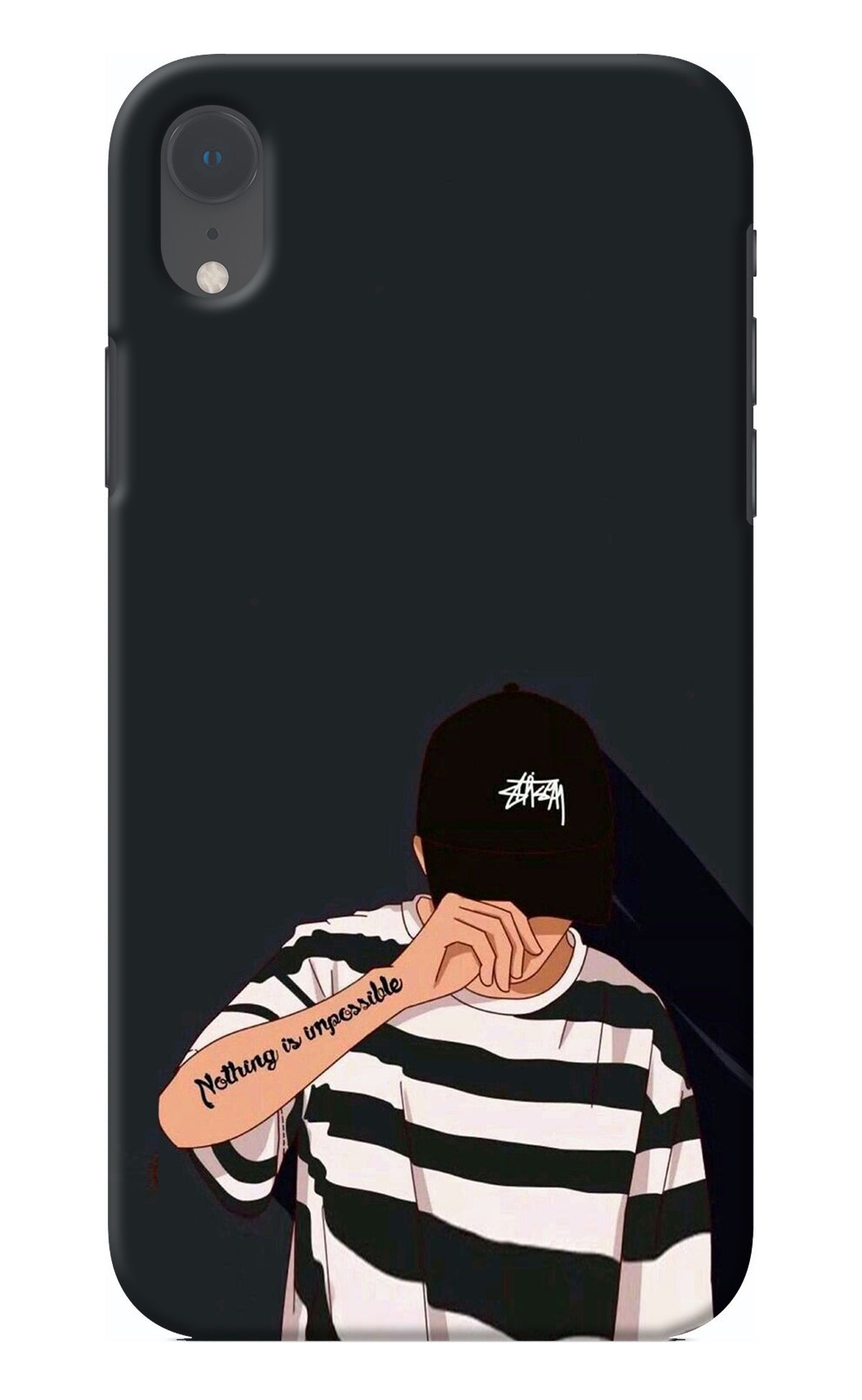 Aesthetic Boy iPhone XR Back Cover