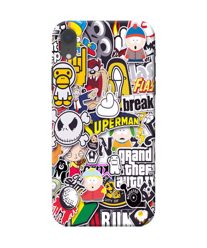 Sticker Bomb iPhone XR Back Cover