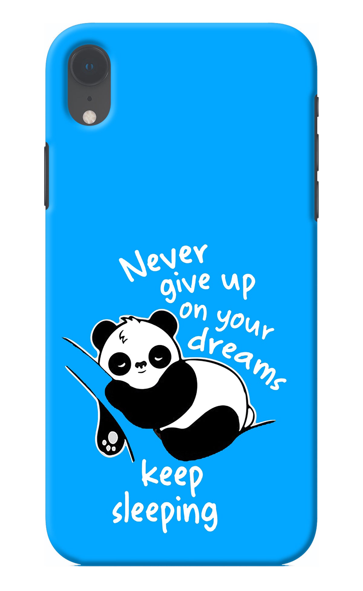 Keep Sleeping iPhone XR Back Cover