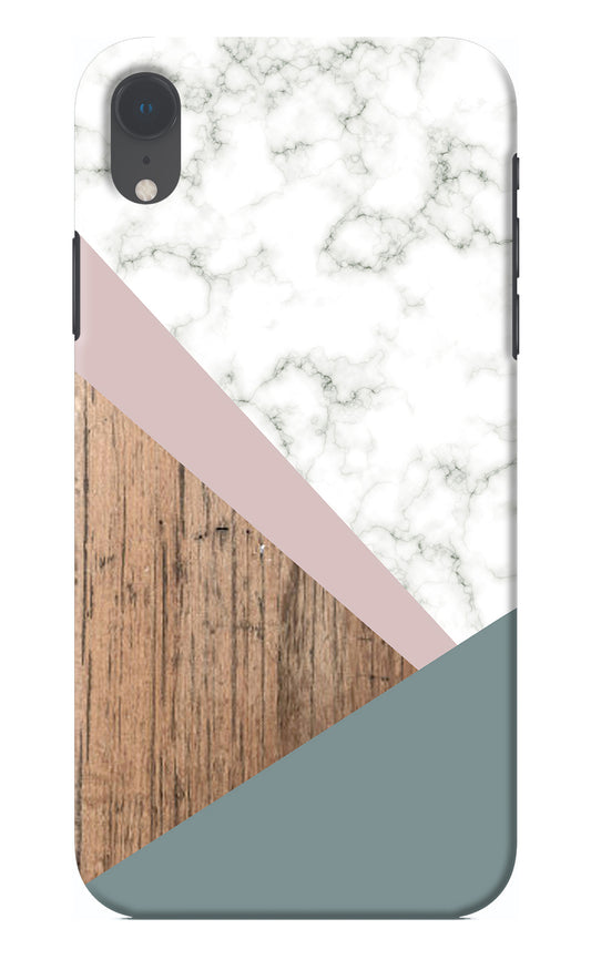 Marble wood Abstract iPhone XR Back Cover