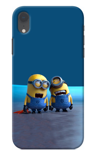 Minion Laughing iPhone XR Back Cover