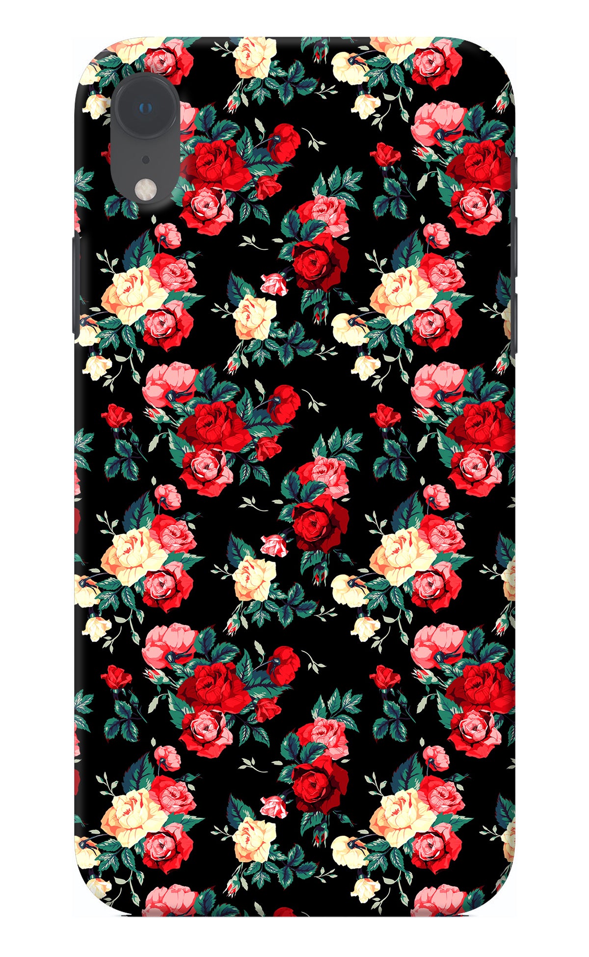 Rose Pattern iPhone XR Back Cover