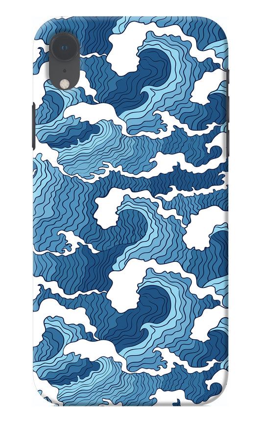 Blue Waves iPhone XR Back Cover