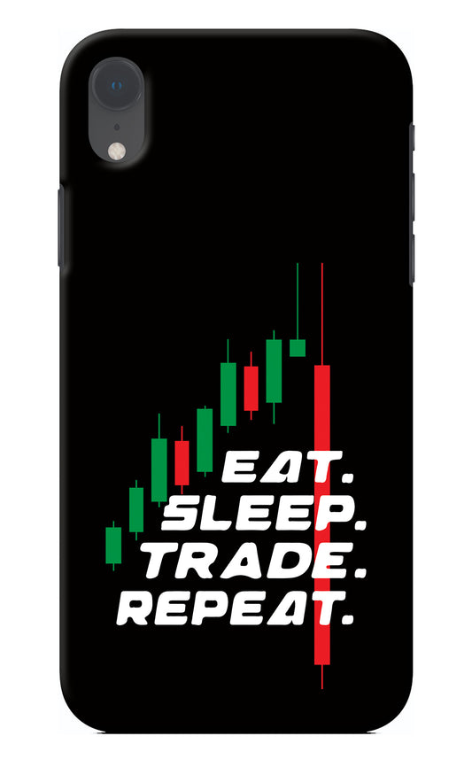 Eat Sleep Trade Repeat iPhone XR Back Cover