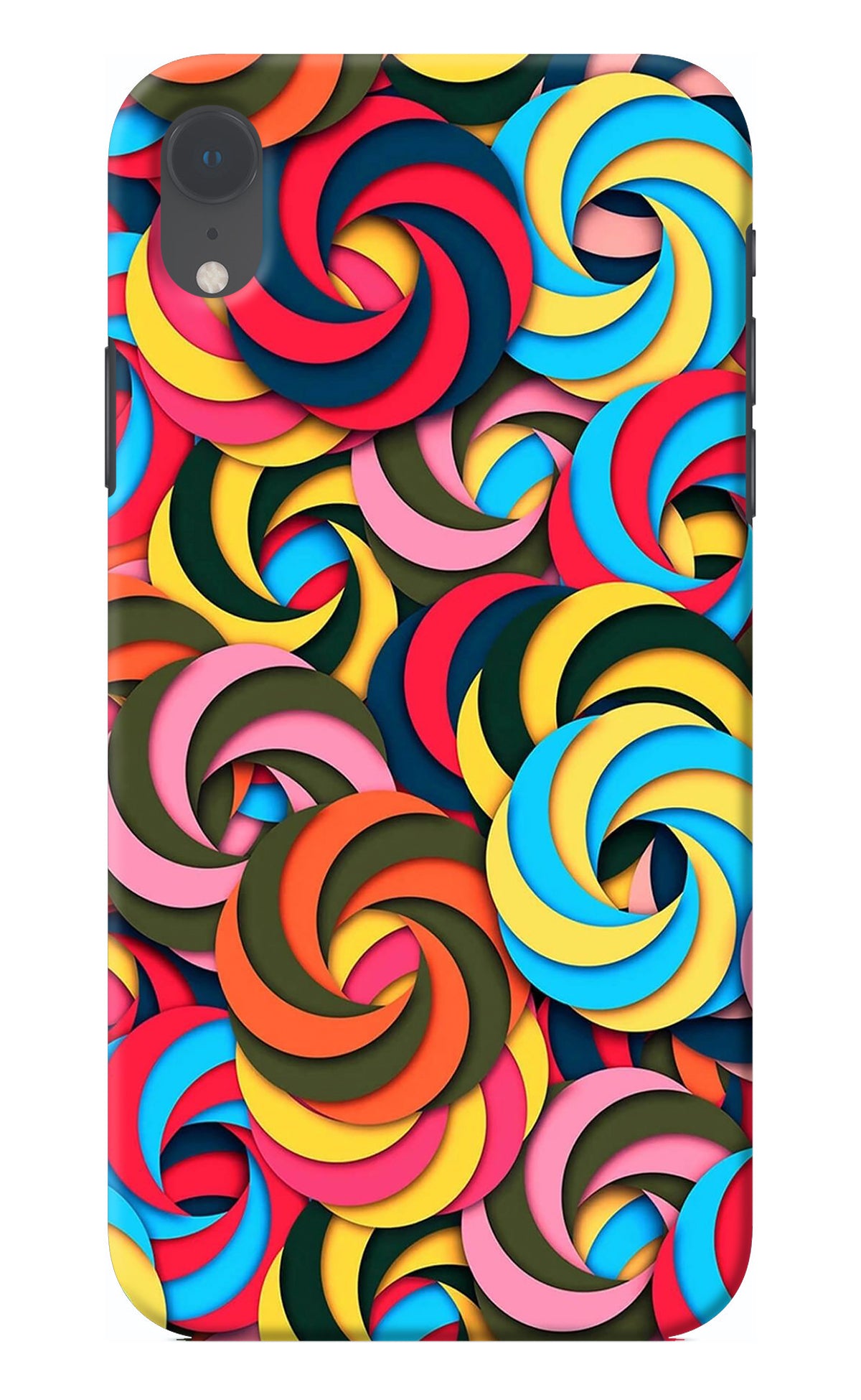 Spiral Pattern iPhone XR Back Cover