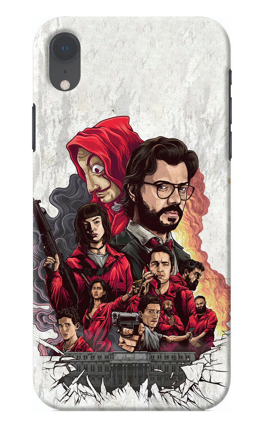 Money Heist Artwork iPhone XR Back Cover