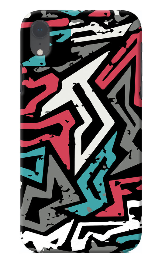 Geometric Graffiti iPhone XR Back Cover