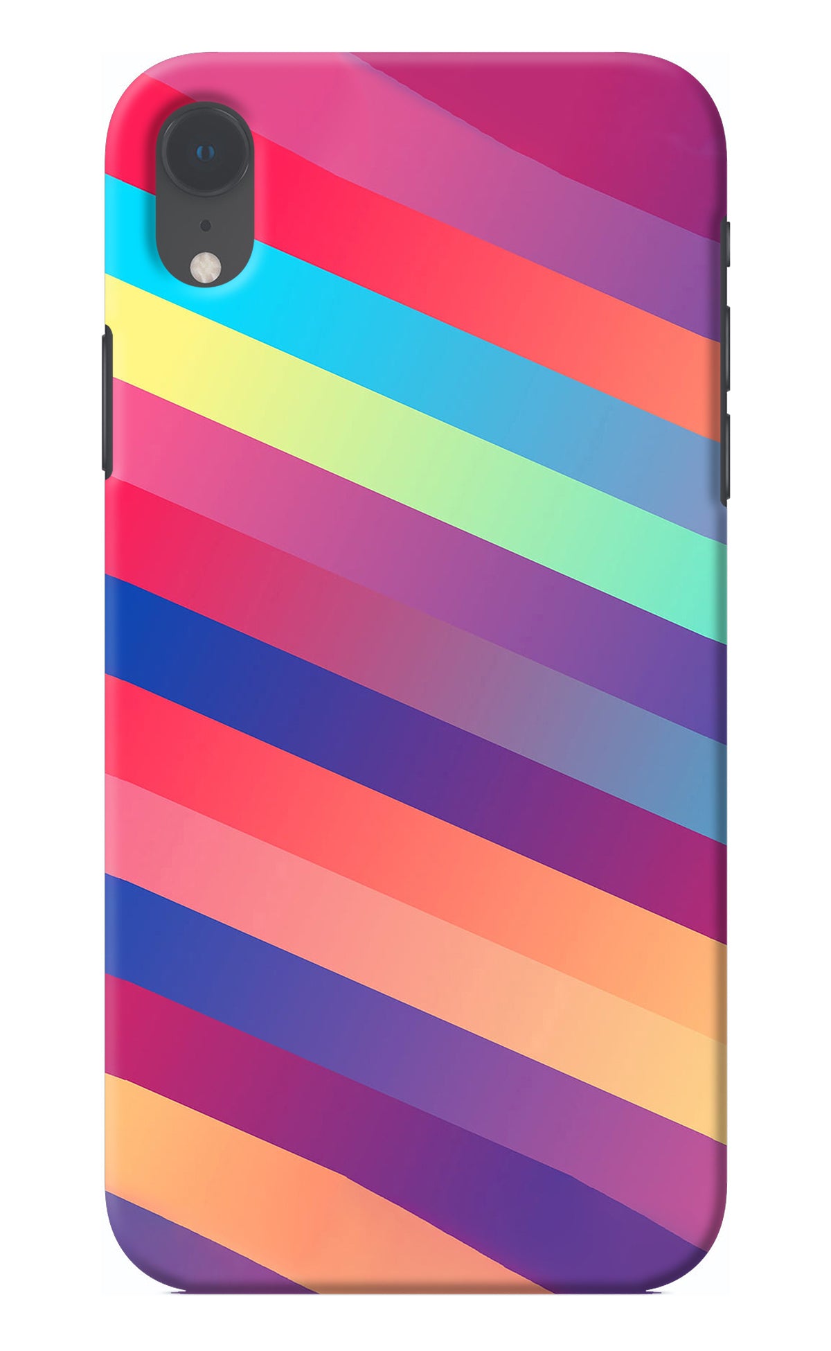 Stripes color iPhone XR Back Cover