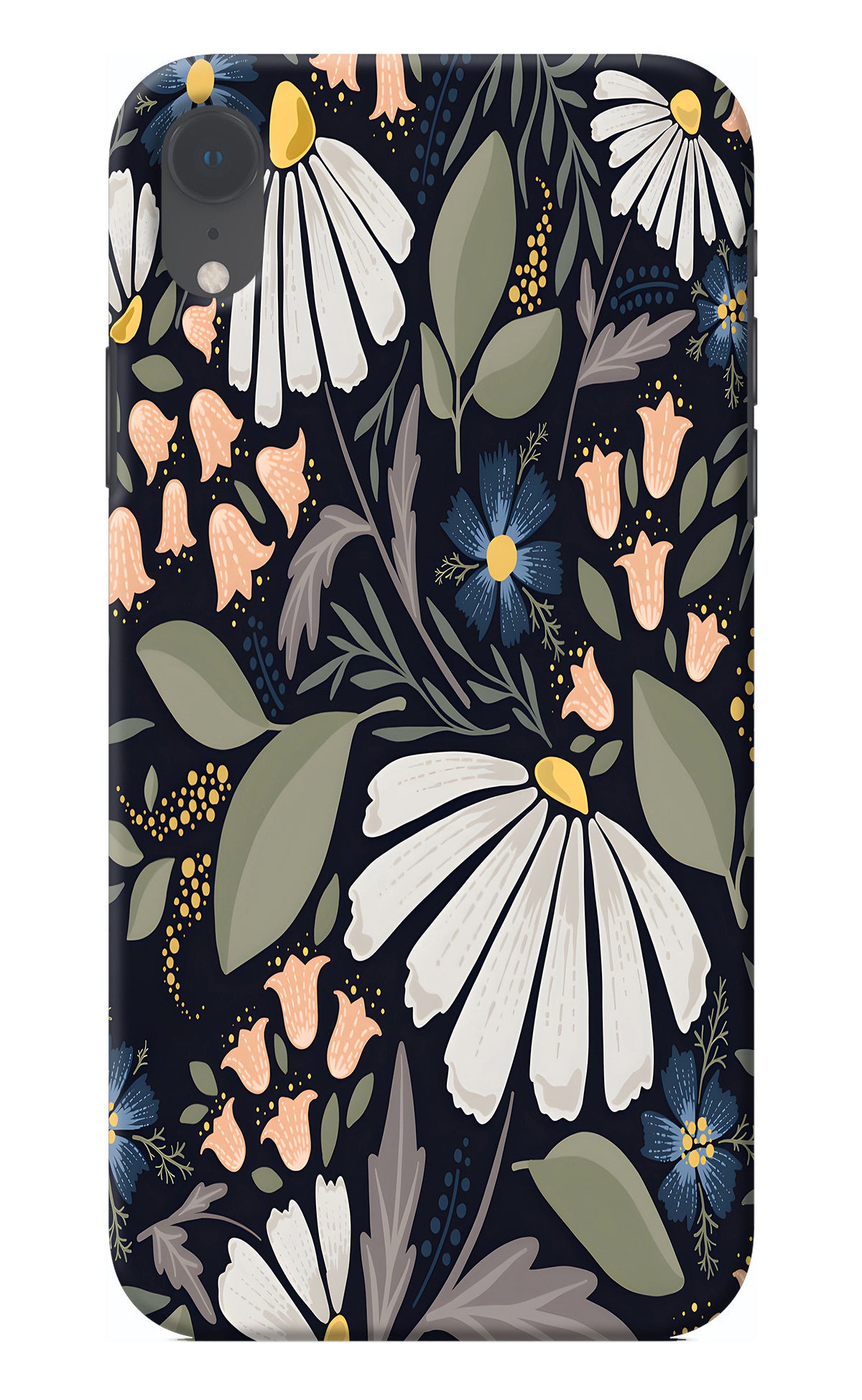 Flowers Art iPhone XR Back Cover