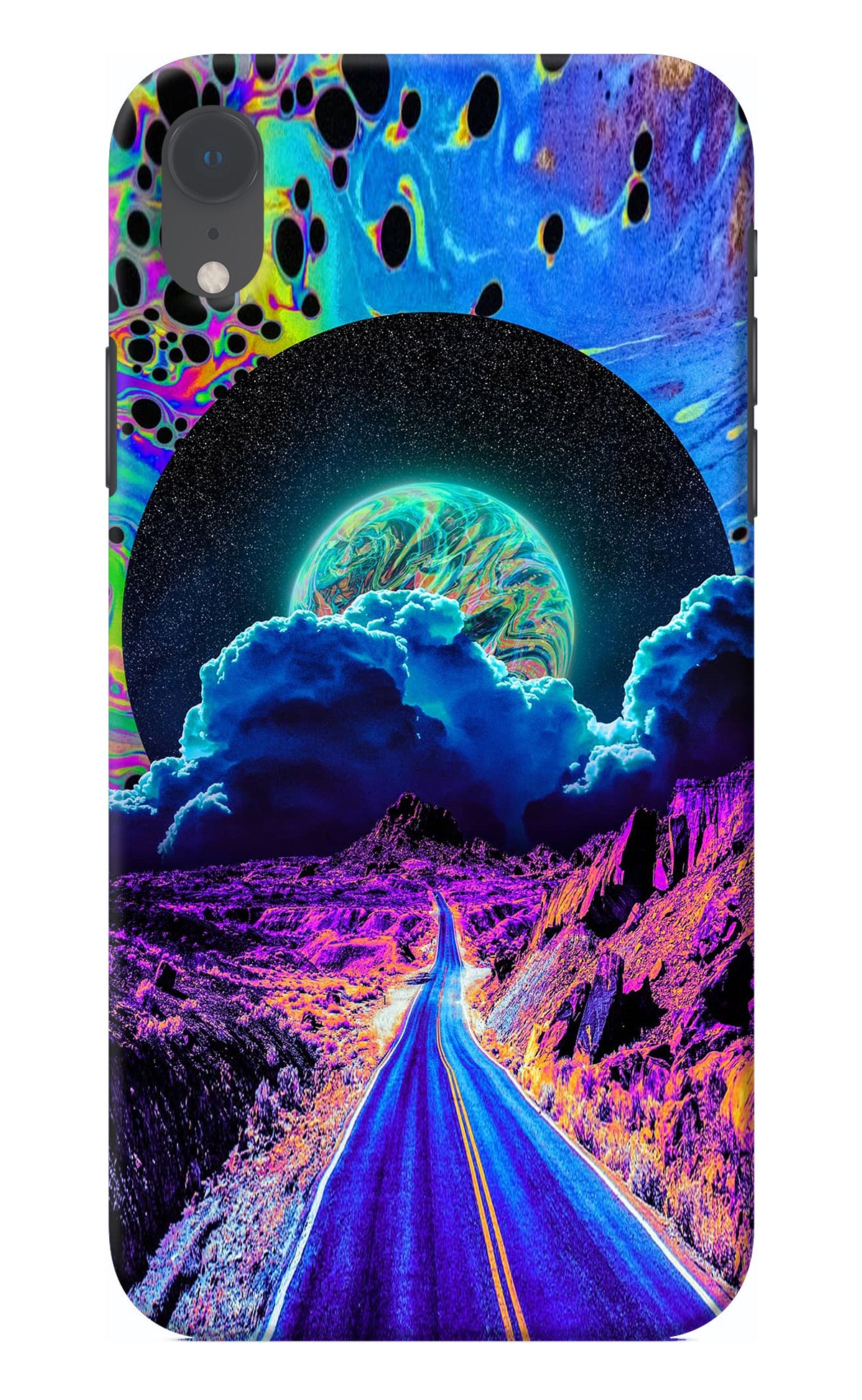 Psychedelic Painting iPhone XR Back Cover