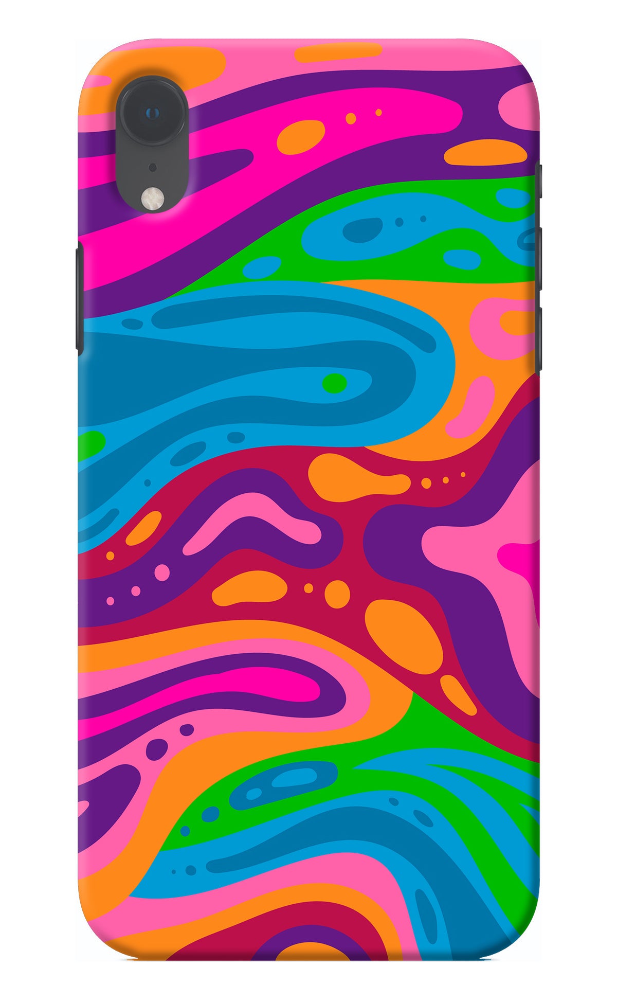 Trippy Pattern iPhone XR Back Cover