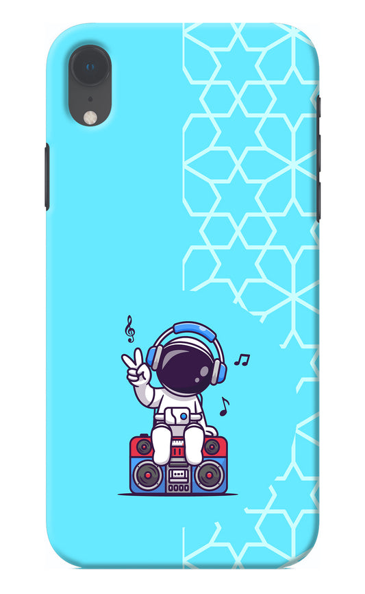 Cute Astronaut Chilling iPhone XR Back Cover