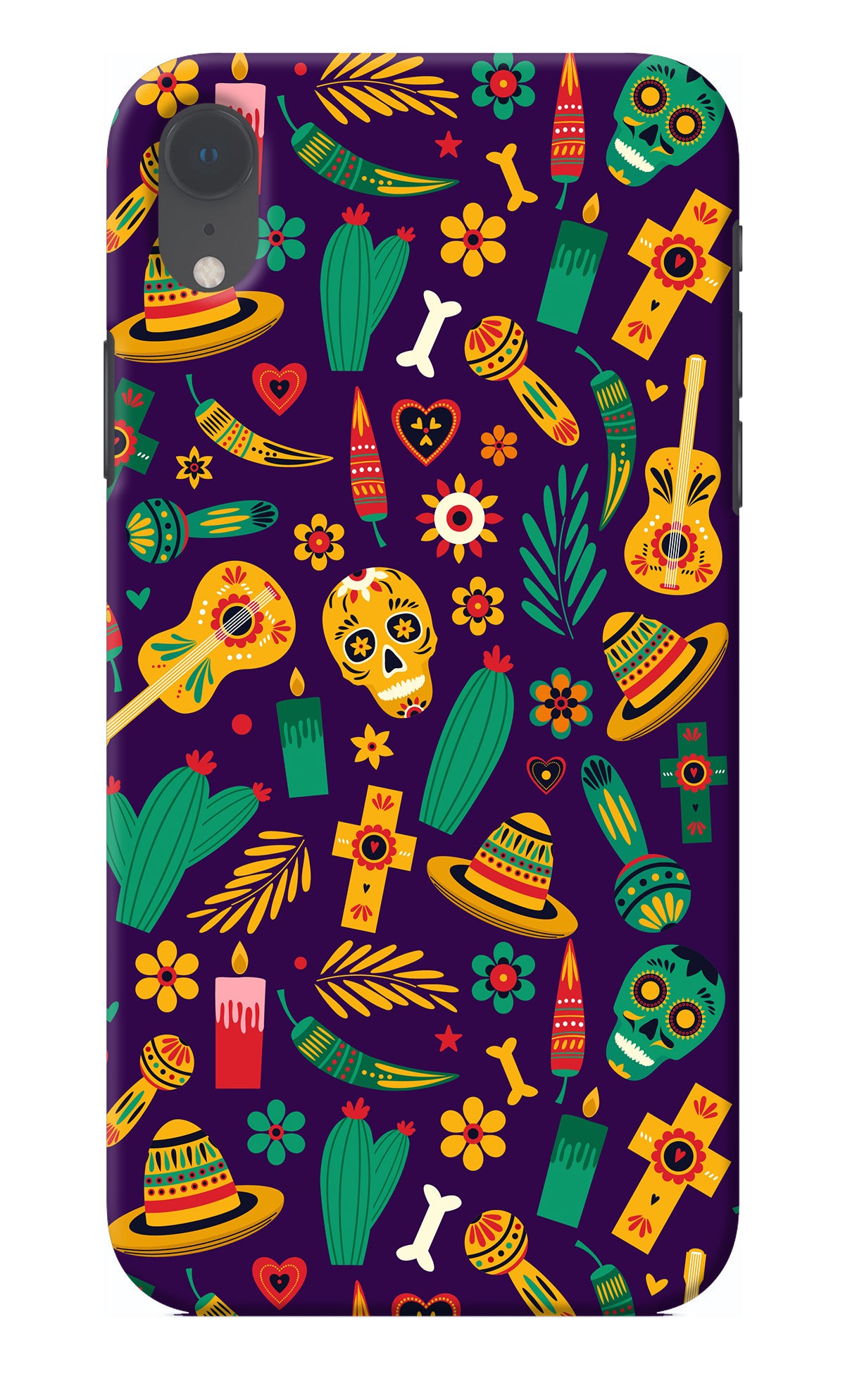 Mexican Artwork iPhone XR Back Cover