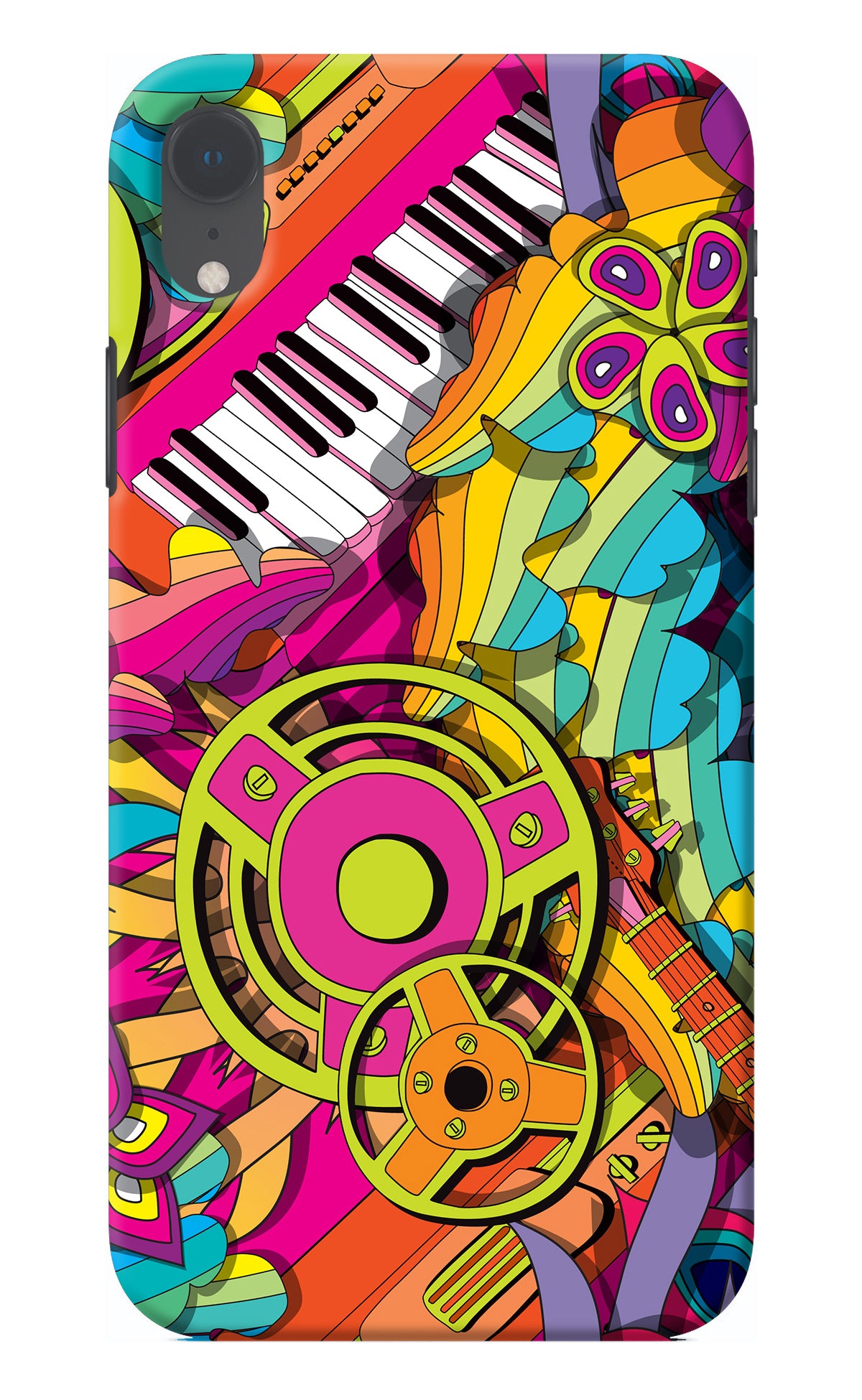 Music Doodle iPhone XR Back Cover