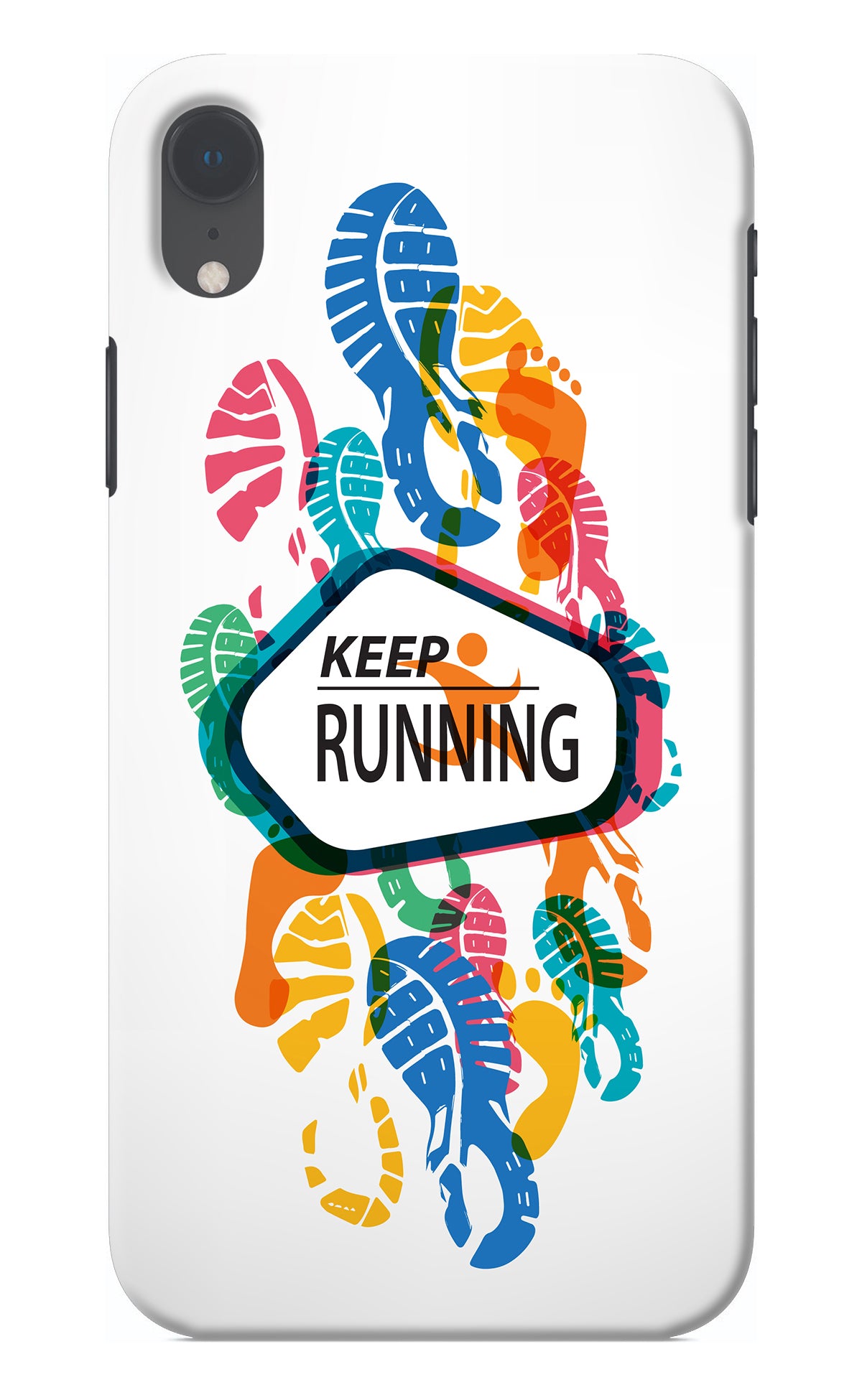 Keep Running iPhone XR Back Cover