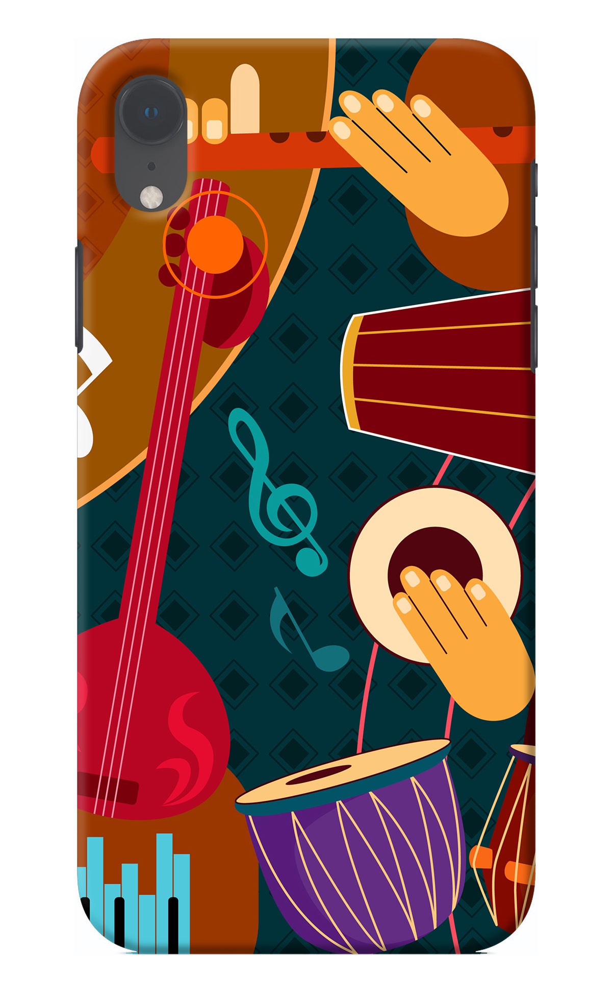 Music Instrument iPhone XR Back Cover