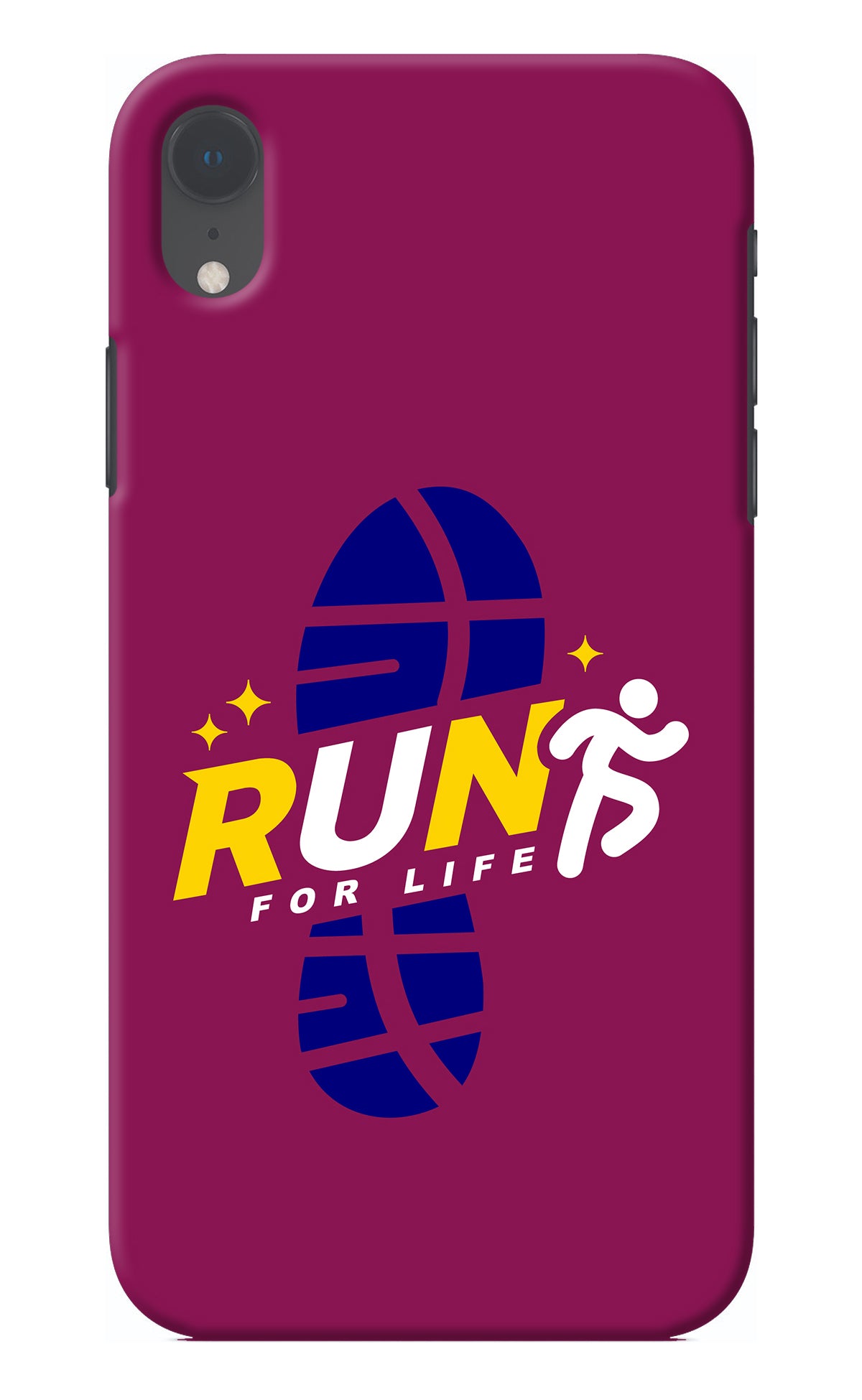 Run for Life iPhone XR Back Cover