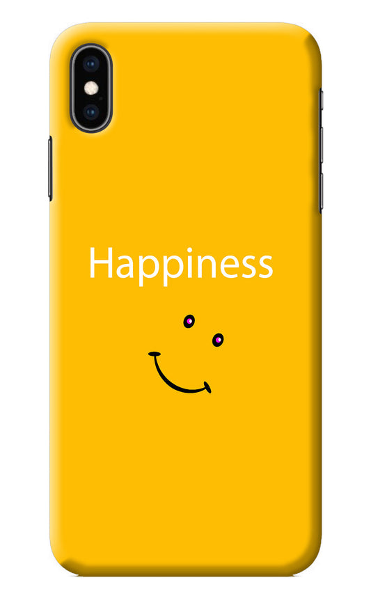 Happiness With Smiley iPhone XS Max Back Cover