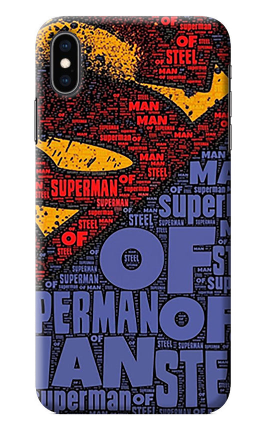 Superman iPhone XS Max Back Cover