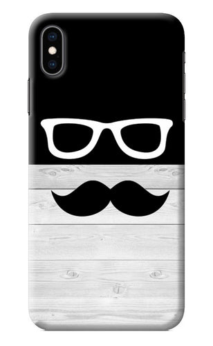 Mustache iPhone XS Max Back Cover