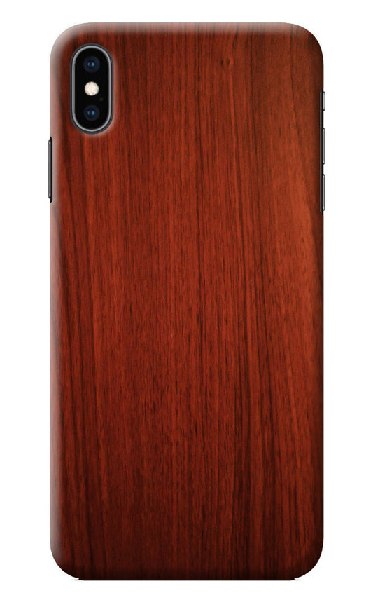 Wooden Plain Pattern iPhone XS Max Back Cover