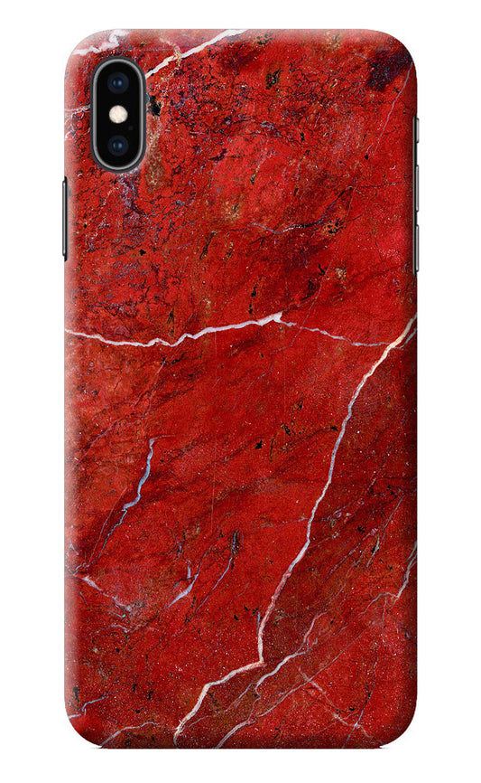 Red Marble Design iPhone XS Max Back Cover