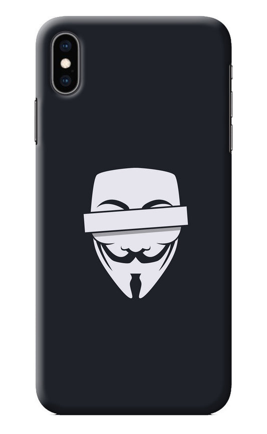 Anonymous Face iPhone XS Max Back Cover