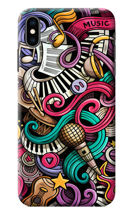 Music Abstract iPhone XS Max Back Cover