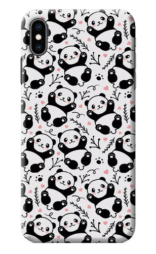 Cute Panda iPhone XS Max Back Cover