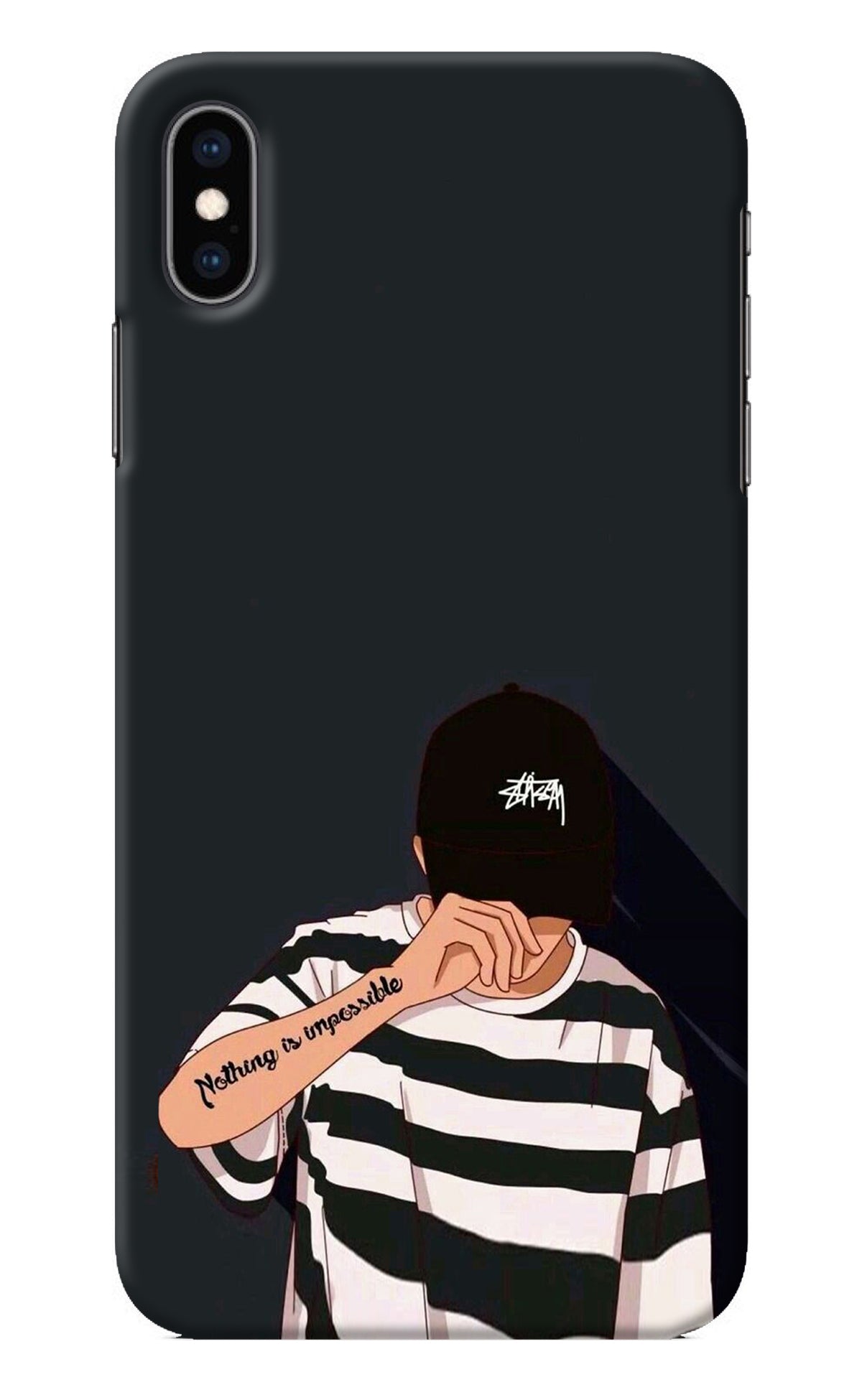 Aesthetic Boy iPhone XS Max Back Cover