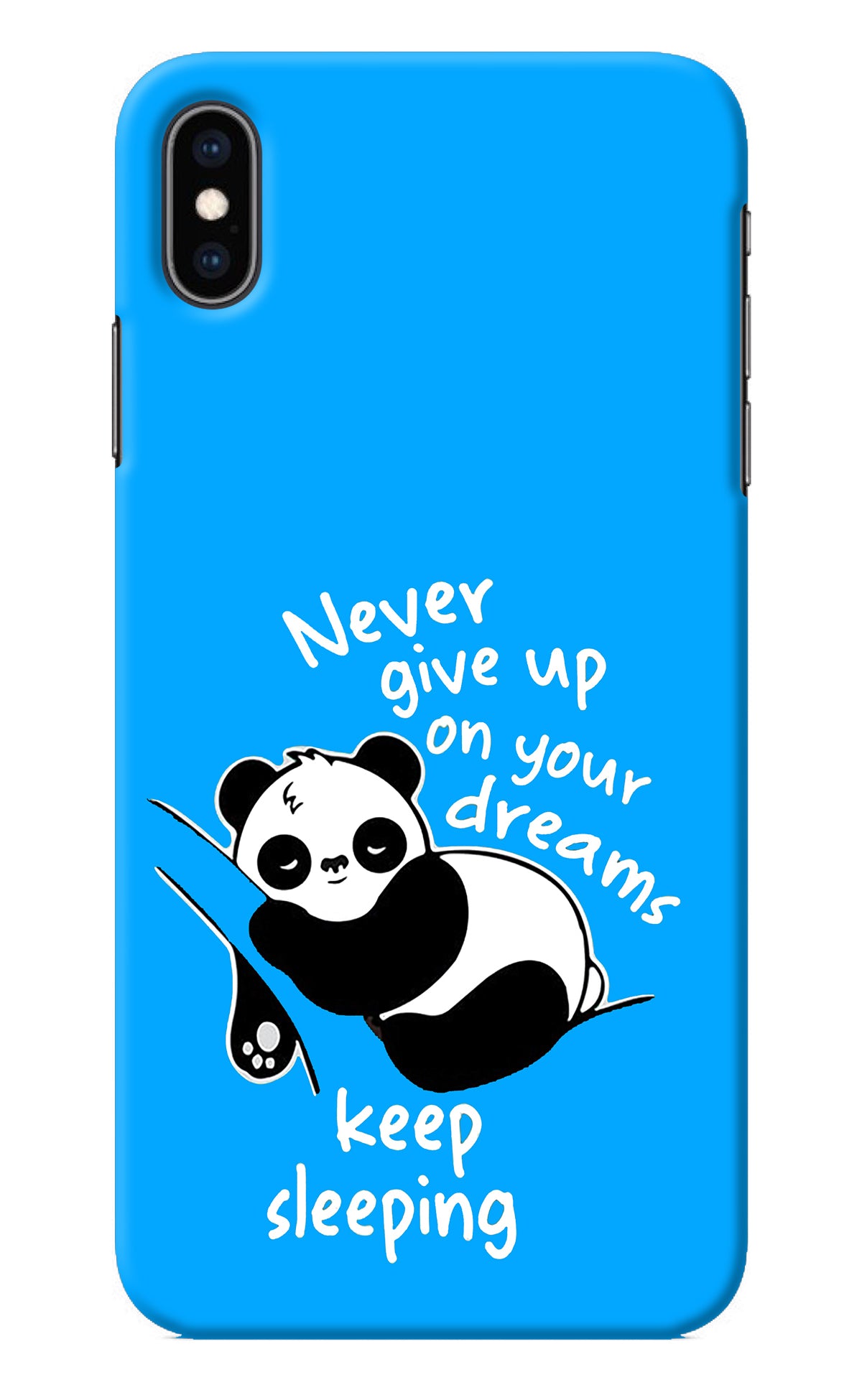 Keep Sleeping iPhone XS Max Back Cover