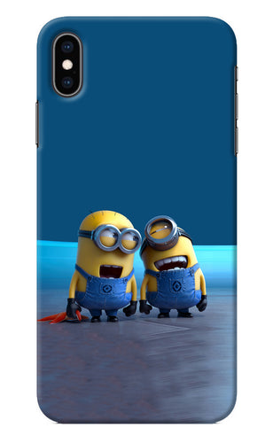 Minion Laughing iPhone XS Max Back Cover