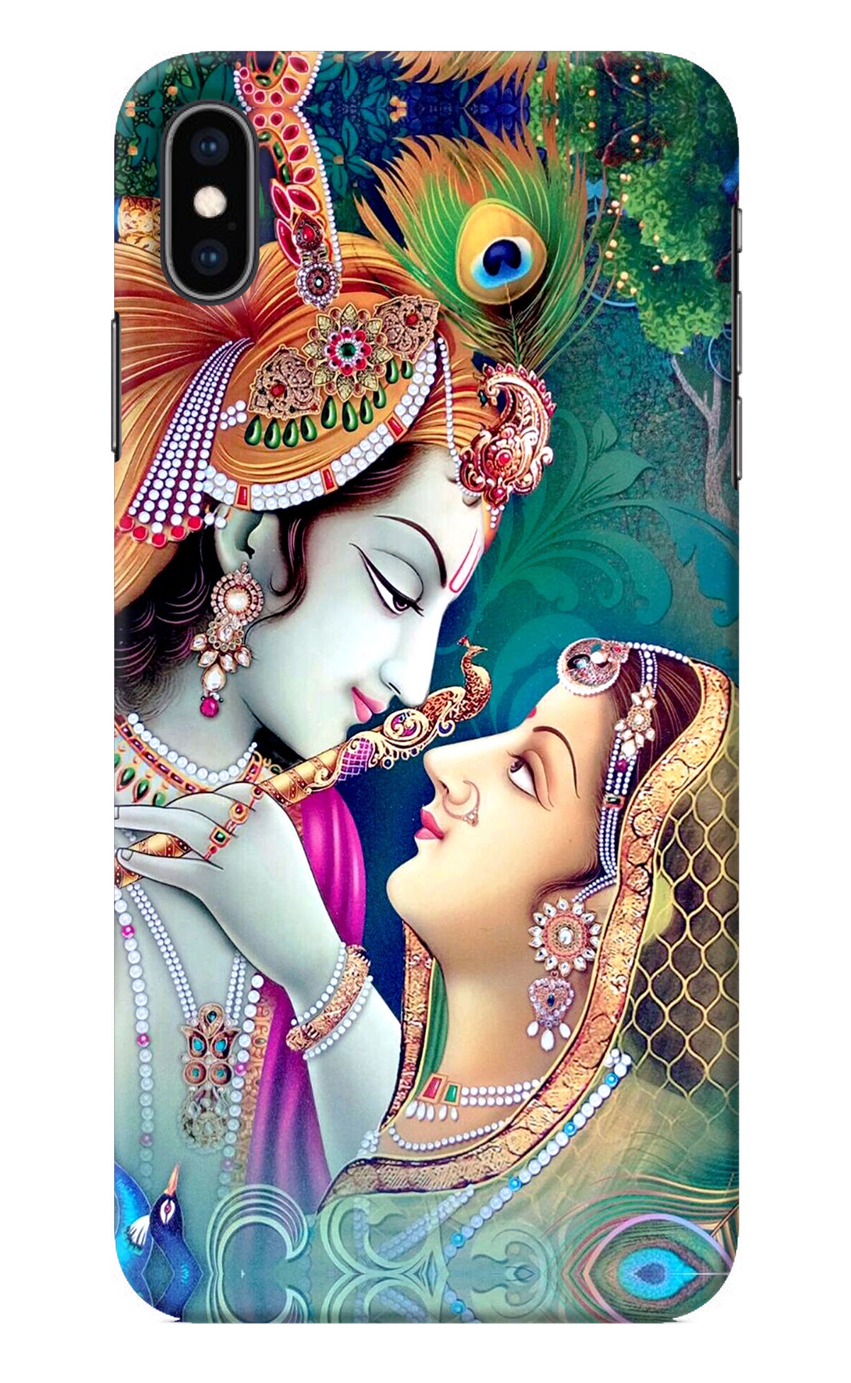 Lord Radha Krishna iPhone XS Max Back Cover