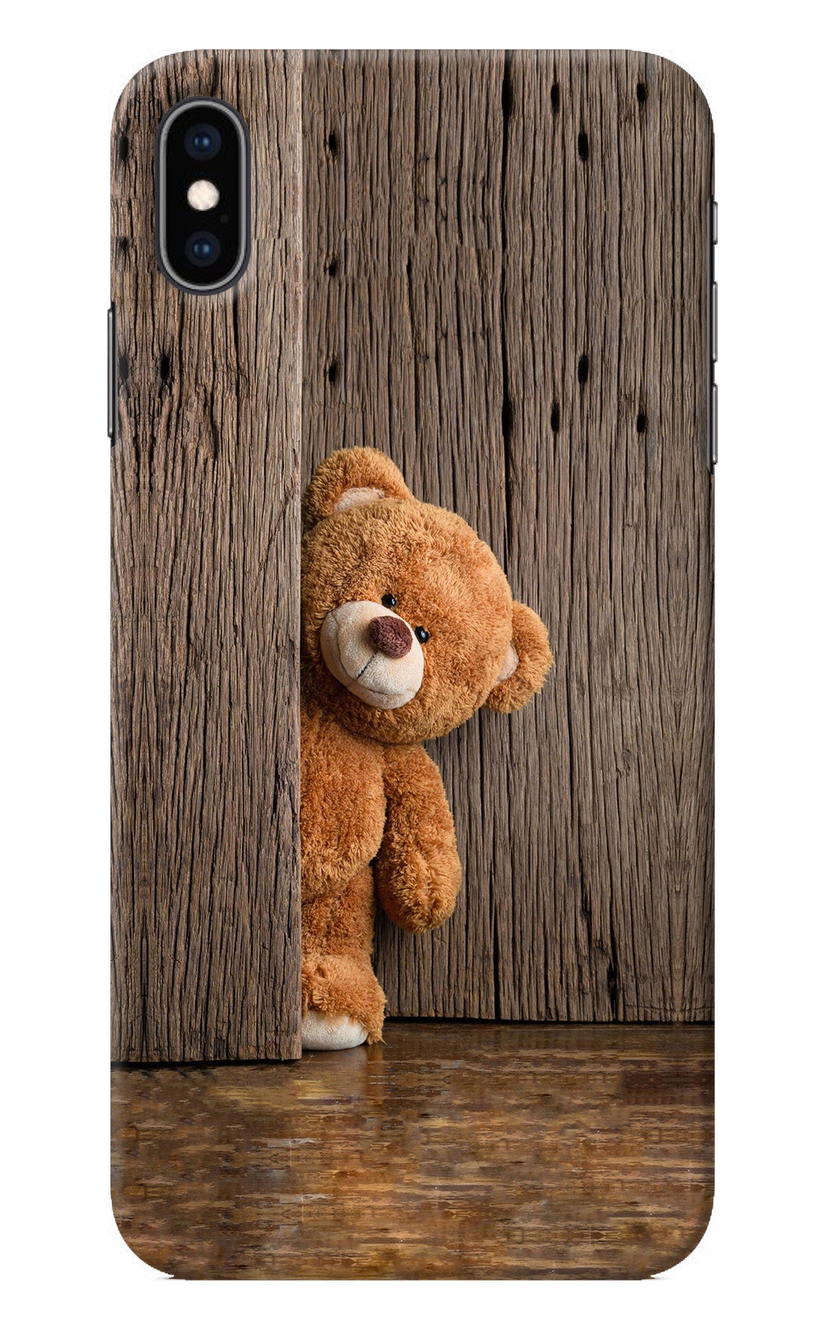 Teddy Wooden iPhone XS Max Back Cover