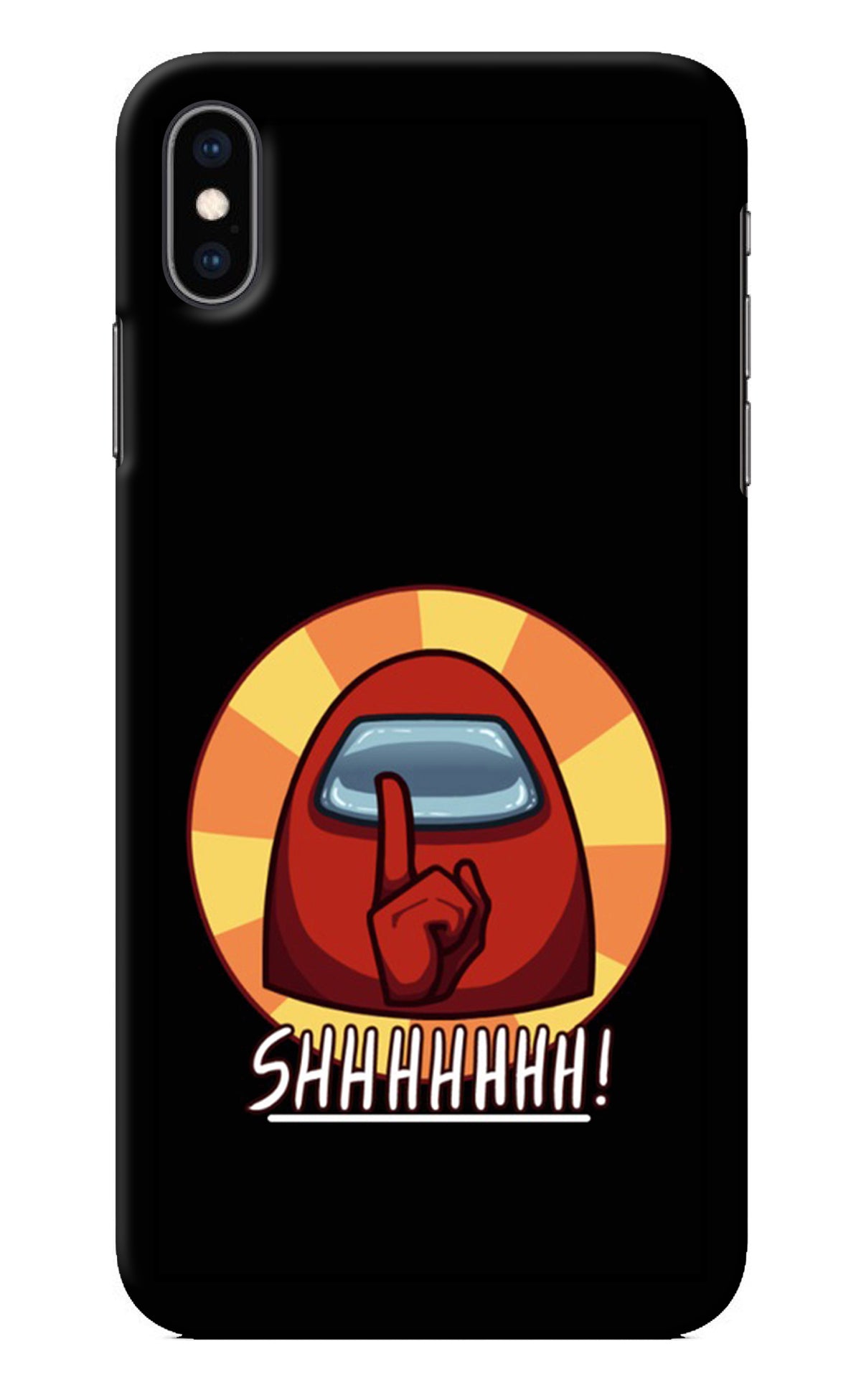 Among Us Shhh! iPhone XS Max Back Cover