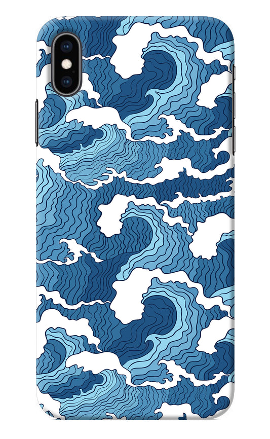 Blue Waves iPhone XS Max Back Cover