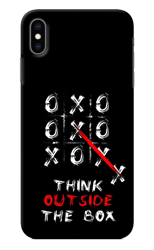 Think out of the BOX iPhone XS Max Back Cover