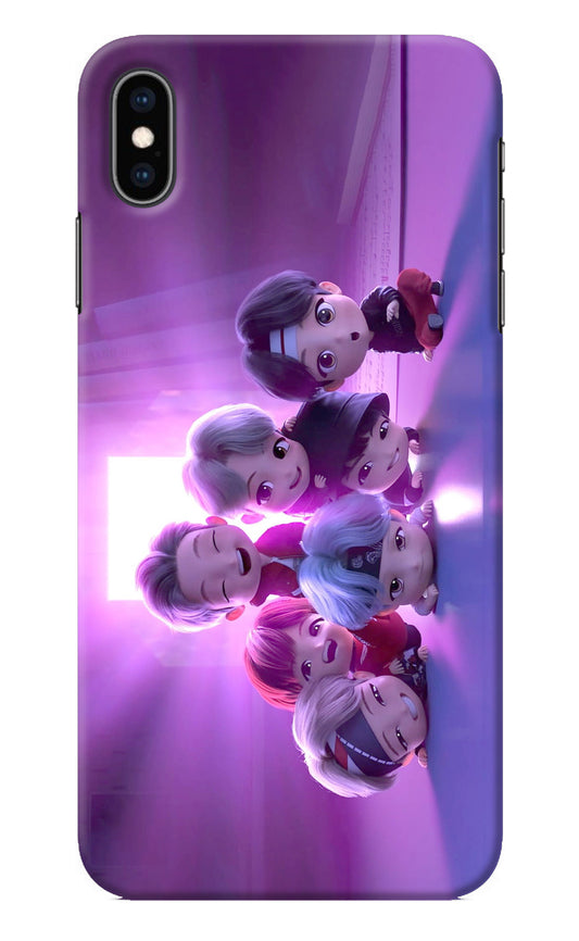 BTS Chibi iPhone XS Max Back Cover