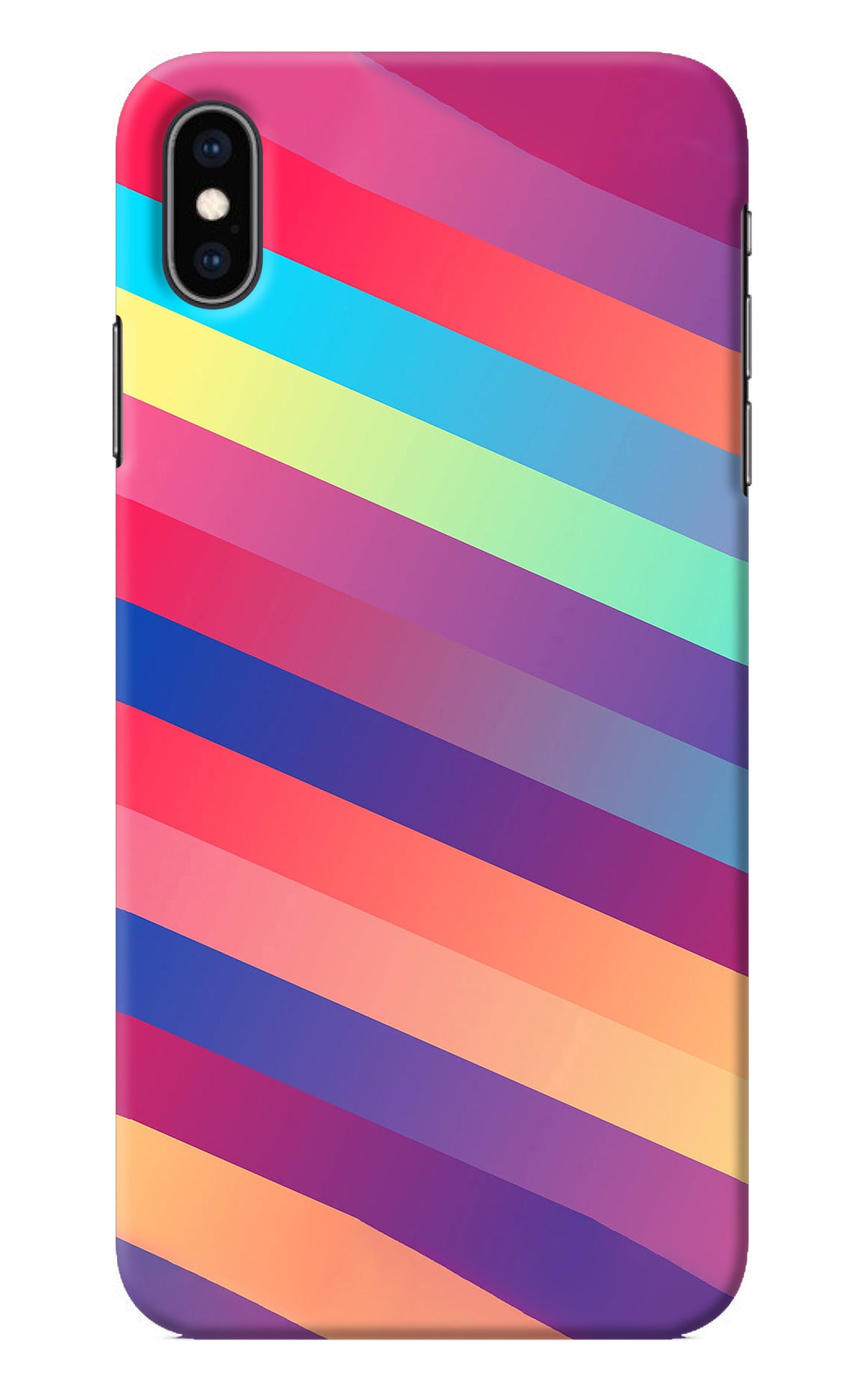 Stripes color iPhone XS Max Back Cover